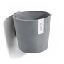 Ecopots Amsterdam round 20 cm WALL blue grey- planter/flower pot
