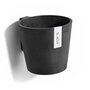 Ecopots Amsterdam round 20 cm WALL dark grey - plant/flower pot