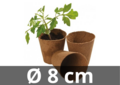 12 x propagation pots - biodegradable - without peat
