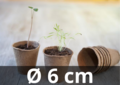 18 x propagation pots - biodegradable - without peat