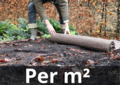 Per m&sup2; Woldoek voor de tuin - alternatief anti-worteldoek - Van schapenwol