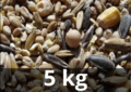 Organic feed/grain mixture for chickens (poultry &amp; birds) - 5 kg