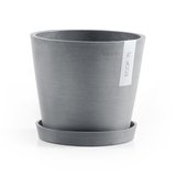 Ecopots Amsterdam 20 cm bleu gris - plantes/pot de fleurs_