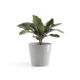 Ecopots Amsterdam 40 cm weiß grau - Pflanzentopf/Blumentopf_