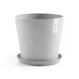 Ecopots Amsterdam 40 cm weiß grau - Pflanzentopf/Blumentopf_