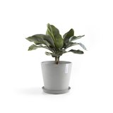 Ecopots Amsterdam 40 cm weiß grau - Pflanzentopf/Blumentopf_