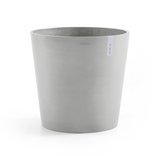 Ecopots Amsterdam 60 cm white grey - plant/flower pot_