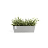 Ecopots Bruges 45 cm wit grijs - bloemen/plantenbak_