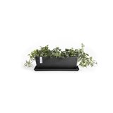 Ecopots Bruges 55 cm gris foncé - bac à fleurs/plantes_