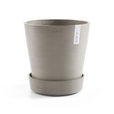 Soucoupe Ecopots avec roues 34 cm - taupe_