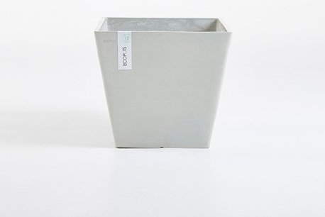 Ecopots Rotterdam quadratisch 40 cm weiĂź grau- Pflanzen/Blumentopf Ecopots Rotterdam quadratisch 40 cm weiĂź grau- Pflanzen/Blumentopf