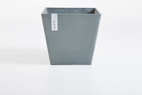 Ecopots Rotterdam Quadrat 50 cm blau grau - Pflanzen/Blumentopf Ecopots Rotterdam Quadrat 50 cm blau grau - Pflanzen/Blumentopf