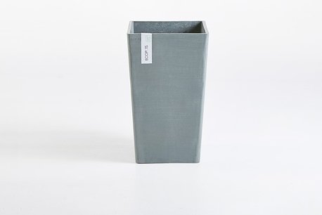 Ecopots Rotterdam demi-hauteur 50 cm(H) bleu gris - plantes/pot de fleurs Ecopots Rotterdam demi-hauteur 50 cm(H) bleu gris - plantes/pot de fleurs