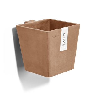 Ecopots Manhattan 15 cm terracotta - Hangend- bloemen/plantenbak Ecopots Manhattan 15 cm terracotta - Hangend- bloemen/plantenbak