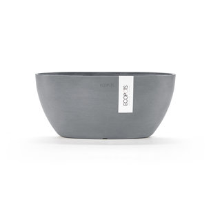 Ecopots Sofia ovaal 30 cm blauwgrijs - planten/bloembak-pot Ecopots Sofia ovaal 30 cm blauwgrijs - planten/bloembak-pot