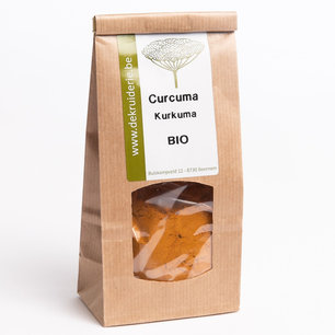 Biologische gedroogde kruiden - Kurkuma - 100 gr Biologische gedroogde kruiden - Kurkuma - 100 gr
