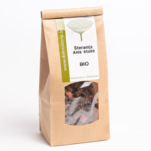 Biologische gedroogde kruiden - Steranijs - 50 gr Biologische gedroogde kruiden - Steranijs - 50 gr
