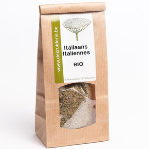 Biologische gedroogde kruiden - Italiaanse kruidenmix - 50 gr Biologische gedroogde kruiden - Italiaanse kruidenmix - 50 gr