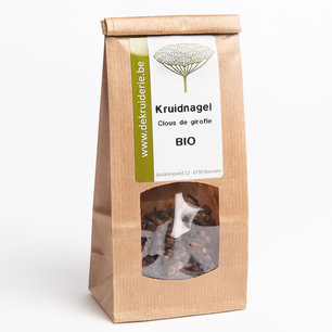 Biologische gedroogde kruiden - Kruidnagel - 50 gr Biologische gedroogde kruiden - Kruidnagel - 50 gr