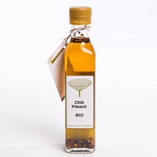 Biologische olie - Chili olie - 250 ml Biologische olie - Chili olie - 250 ml