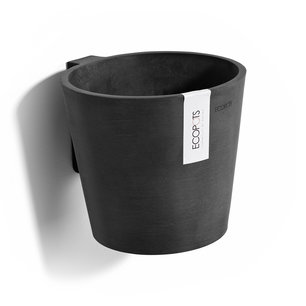 Ecopots Amsterdam rond 20 cm WALL donker grijs - planten/bloembak-pot Ecopots Amsterdam rond 20 cm WALL donker grijs - planten/bloembak-pot
