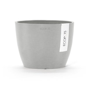 Ecopots Stockholm 16 cm - wit grijs Ecopots Stockholm 16 cm - wit grijs