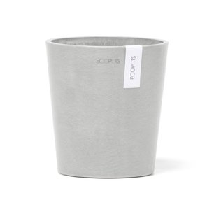 Ecopots Morinda 14 cm - wit grijs Ecopots Morinda 14 cm - wit grijs
