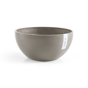 Ecopots Brussels 25 cm taupe - bloemen/plantenbak Ecopots Brussels 25 cm taupe - bloemen/plantenbak