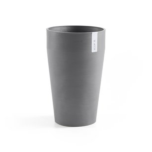 Ecopots Sankara halfhoog rond 55 cm (H) grijs - planten/bloembak-pot Ecopots Sankara halfhoog rond 55 cm (H) grijs - planten/bloembak-pot