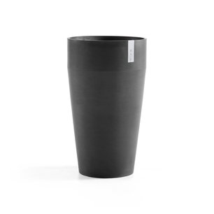 Ecopots Sankara hoog rond 75 cm (H) donker grijs - planten/bloembak-pot Ecopots Sankara hoog rond 75 cm (H) donker grijs - planten/bloembak-pot