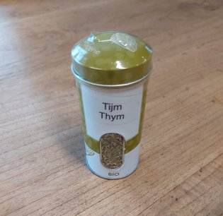 Biologische gedroogde kruiden - Tijm in strooibus - 30 gr Biologische gedroogde kruiden - Tijm in strooibus - 30 gr