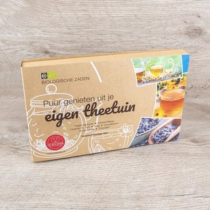 Biologische zadenpakket 'De theetuin' Biologische zadenpakket 'De theetuin'