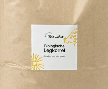 Biologische legkorrel voor kippen (pluimvee & vogels) - 5 kg Biologische legkorrel voor kippen (pluimvee & vogels) - 5 kg