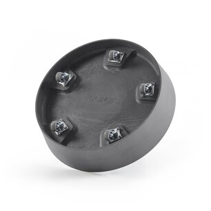 Ecopots onderschotel met wielen 30 cm - grijs