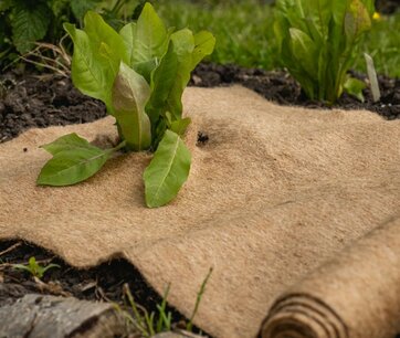  Jute beschermingsmat 50x150cm lichtbruin
